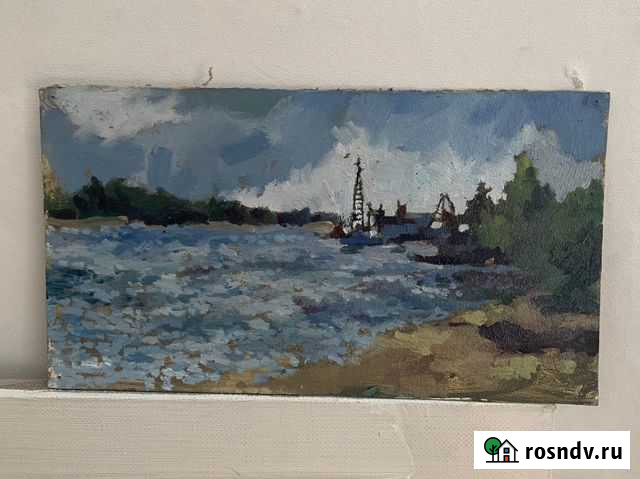 Картина,масло «Волга» Самара - изображение 1