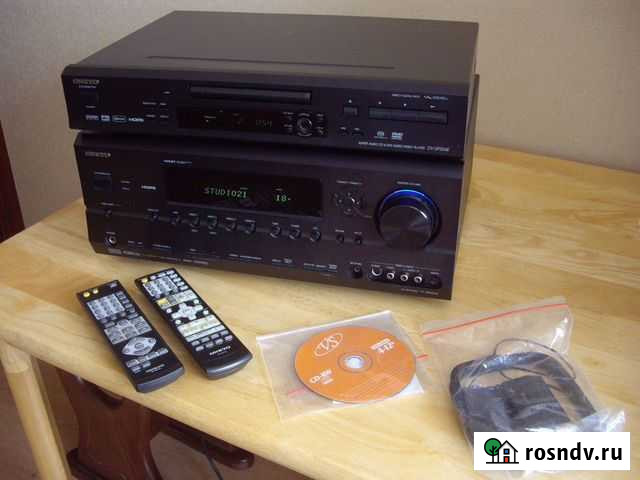 Комплект Onkyo TX-SR604E + onkyo DV-SP504E Челябинск - изображение 1