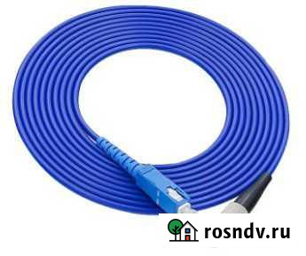 Патчкорд sc/upc-fc/upc sm 30м армированный Новосибирск - изображение 1