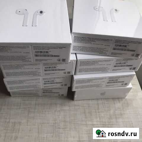 AirPods 2, новые Рязань - изображение 1