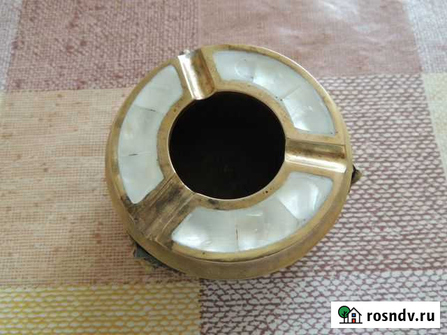 Пепельница. бронза. перламутр Пенза - изображение 1