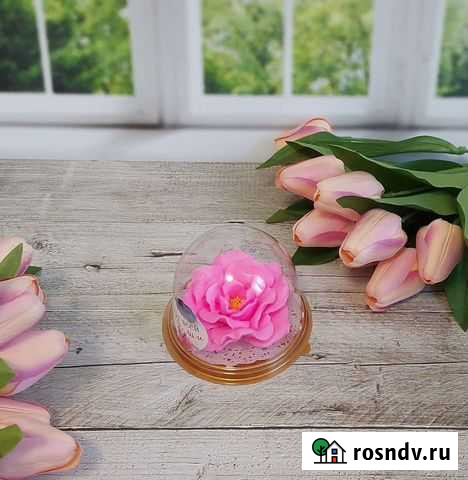 Мыло ручной работы - цветы в куполе Челябинск - изображение 1