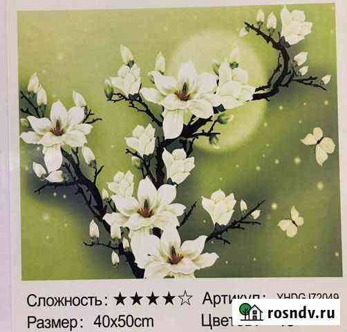 2 в 1: картина по номерам и алмазная мозаика Пермь