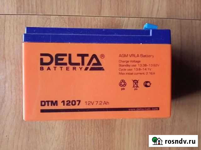 Аккумулятор 12v 7.2ah Тихорецк - изображение 1