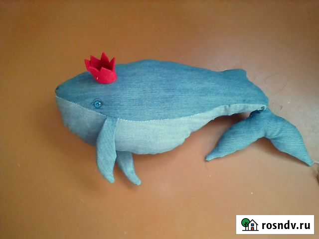 Синий кит в короне.Игрушка Череповец - изображение 1