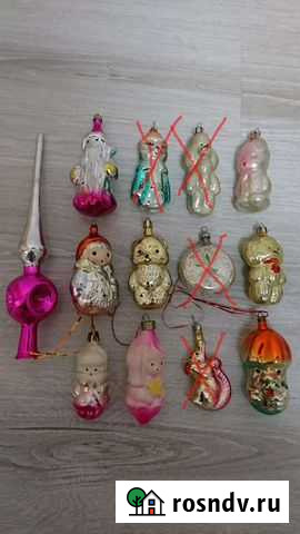 Елочные игрушки СССР, винтаж, рэтро Калуга - изображение 1
