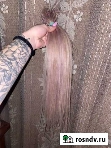 Волосы для наращивания lux блонд Барнаул - изображение 1