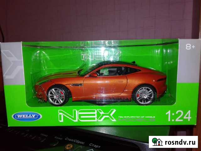 Модель Jaguar F-Type масштаб 1:24 Welly 2015г Сурок - изображение 1