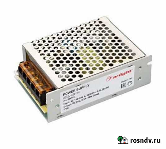 Блок питания ARS 60w 24v 2,5A IP20 Новосибирск - изображение 1