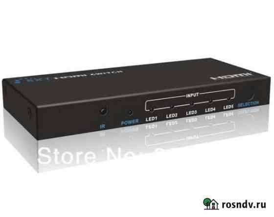 Hdmi свич Switch 5x1 (из 5-ти hdmi в 1 hdmi) + ду Москва