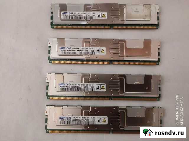 Память серверная 4х8 гб M395T1K66AZ4-YE68 DDR2 Иркутск - изображение 1