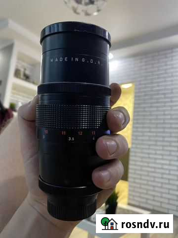 Объектив Pentacon 4/200 Оренбург - изображение 1