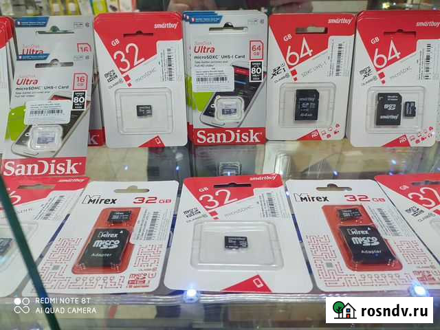 Micro SD, USB Flash - 8GB/ 16BG/ 32GB/ 64GB/ 128GB Чебоксары - изображение 1