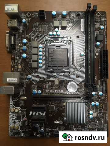 Материнская плата 1151 MSI Нижний Новгород - изображение 1