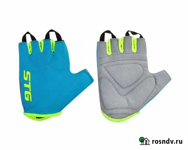 Перчатки STG, мод.AL-03-418, летние,голубые/салато Нижний Новгород - изображение 1