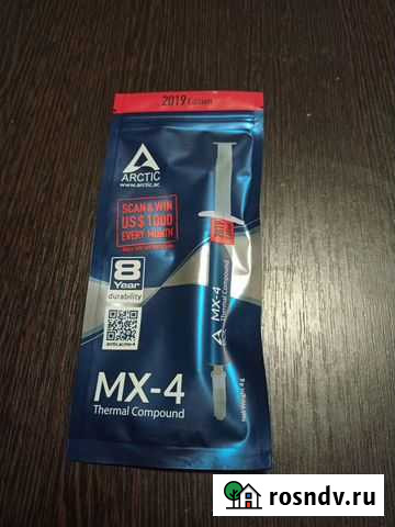 Термопаста Arctic Cooling MX-4 8.5 Вт/мК 4г Королев - изображение 1