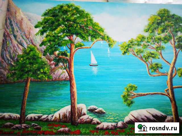 Маслом на холсте 50на70 большая Севастополь - изображение 1