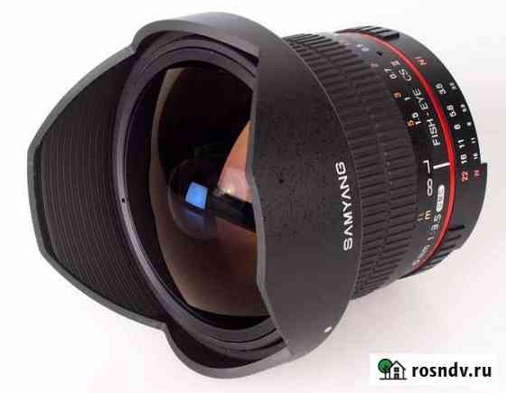 Объектив Samyang 8mm f/3.5 fisheye для Nikon Кемерово