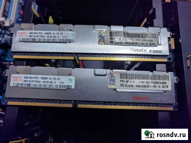 Оперативная память ddr3 2 по4 gb каждая Краснодар - изображение 1