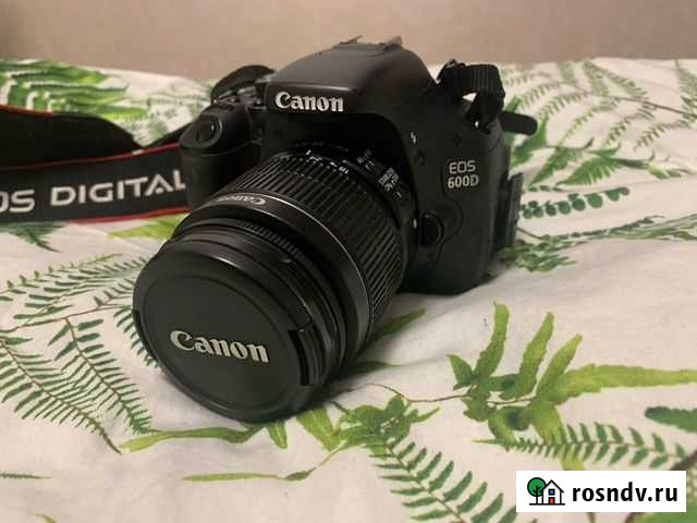 Зеркальный фотоаппарат canon 600d Нижний Новгород - изображение 1