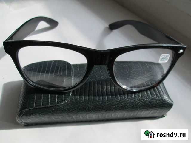 Очки с диоптриями + 3, PD 62-64, + футляр Йошкар-Ола - изображение 1