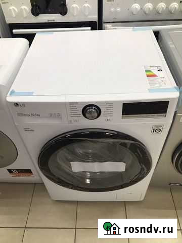 Новая Стиральная LG прямоПрив10.5кг1400об/м55смПар Уфа - изображение 1