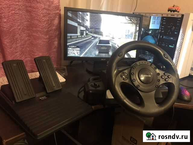 Игровой руль с педалями Йошкар-Ола - изображение 1