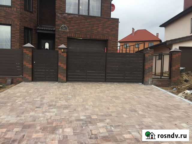 Ворота распашные с калиткой Казань - изображение 1