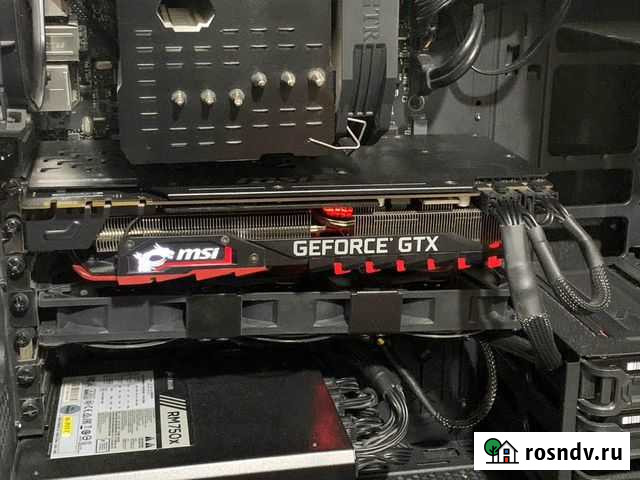 Видеокарта MSI geforce GTX 1080 TI gaming X 11G Махачкала - изображение 1