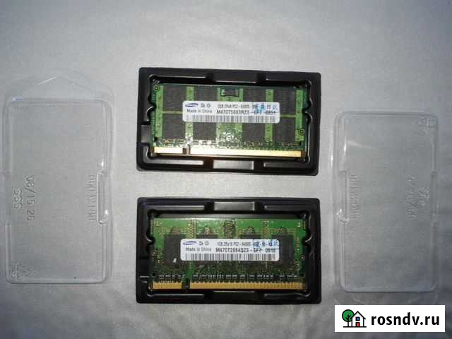 Модуль памяти samsung sodimm DDR2 800(6400),1Гб Новомосковск - изображение 1