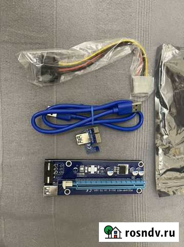 Райзера pci e x16 для майнинга видеокарт (40 штук) Ярославль - изображение 1