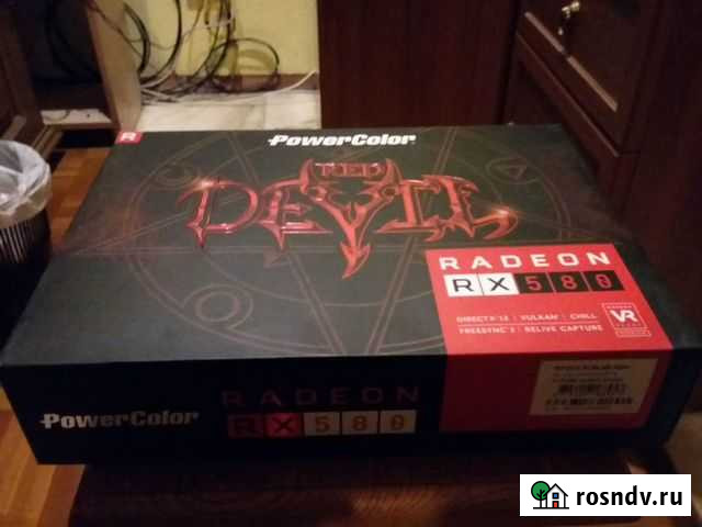 Видеокарта RX 580 8gb Red Devil Power Color Новороссийск - изображение 1