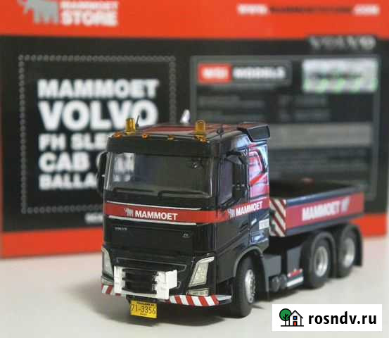 1/50 тягач Volvo 6х4 Mammoet грузовик редкий WSI Ростов-на-Дону - изображение 1