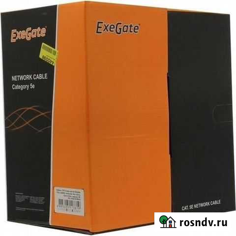 Витая пара Exegate UTP 4 пары кат.5e, внешний 305м Петрозаводск - изображение 1