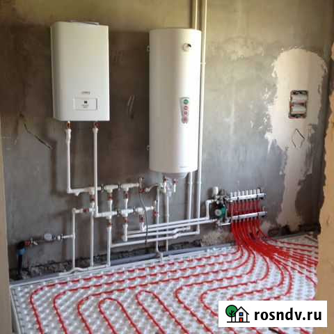 Монтаж Отопление Теплый пол Вода Канализация Белгород - изображение 1