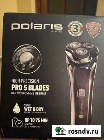 Бритва электрическая Polaris 0305R новая Севастополь - изображение 1