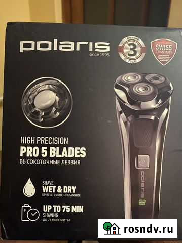 Бритва электрическая Polaris 0305R новая Севастополь - изображение 1