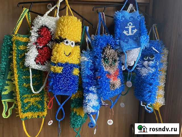 Подарок, мочалка рисунком Казань - изображение 1