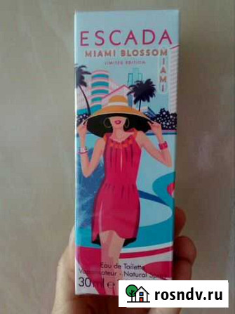 Туалетная вода Escada Miami Blossom Новая Саратов - изображение 1