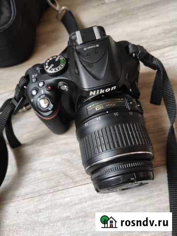 Зеркальный фотоаппарат nikon d5200 Ангарск - изображение 1