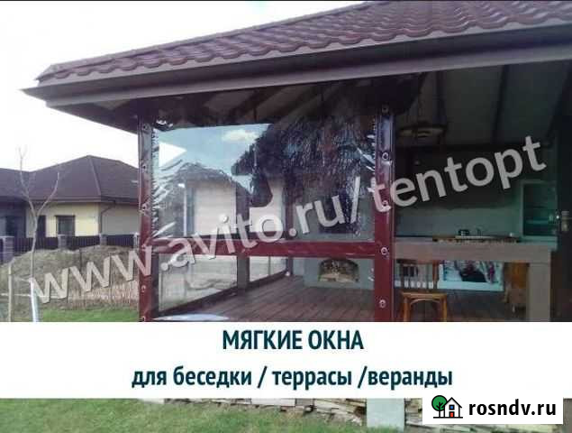 Мягкие пвх окна на беседку Тюмень - изображение 1