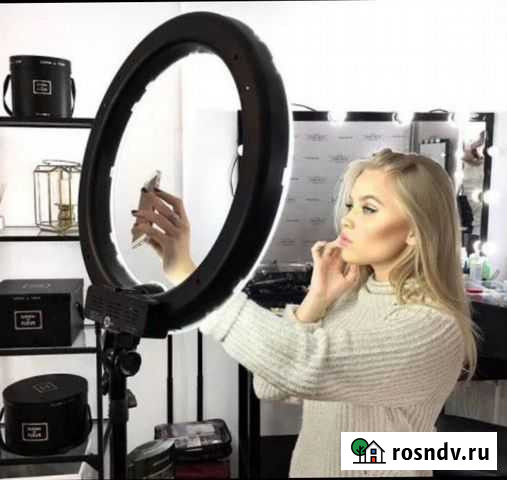 Кольцевая лампа 50см + штатив+ сумка. Новая Хабаровск - изображение 1