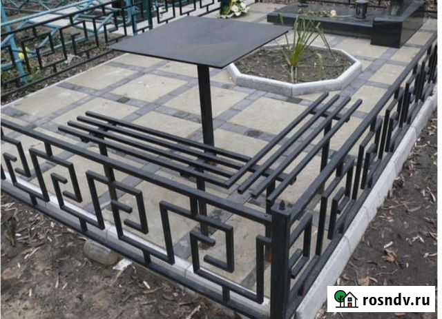 Ритуальные ограждения, оградки, столы, скамейки Липецк - изображение 1