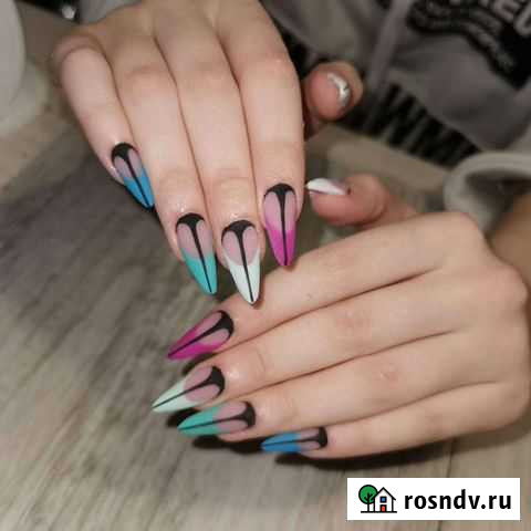 Наращивание ногтей, укрепление, покрытие шеллаком Братск - изображение 1