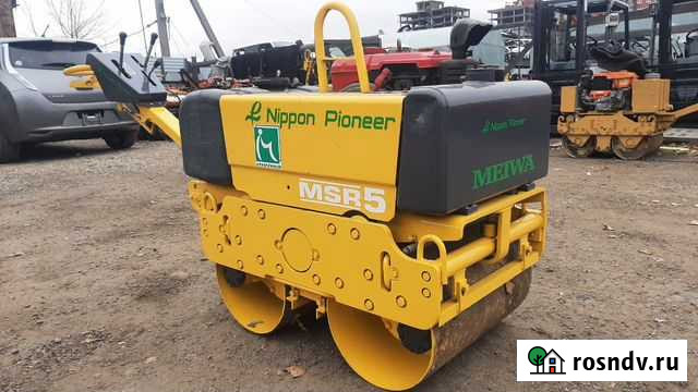 Ручной двух вальцовый виброкаток Meiwa MSR 5 Иркутск - изображение 1