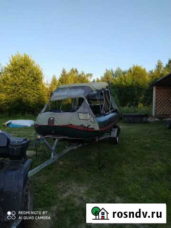Комплект лодка пвх Корсар 470pro, мотор Ямаха 20 Петрозаводск - изображение 1