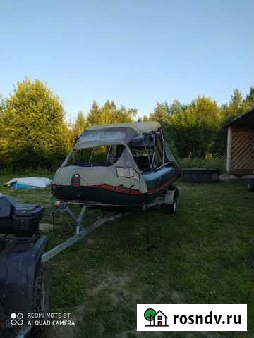 Комплект лодка пвх Корсар 470pro, мотор Ямаха 20 Петрозаводск - изображение 1