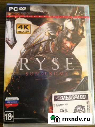 Ryse: Son of Rome DVD-BOX Запечатан Новосибирск - изображение 1