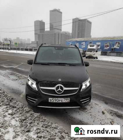 Аренда микроавтобуса с водителем mercedes v class Москва - изображение 1