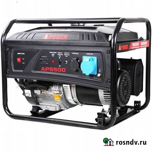 Бензиновый генератор с ручным запуском 5 кВт 230В Иваново - изображение 1